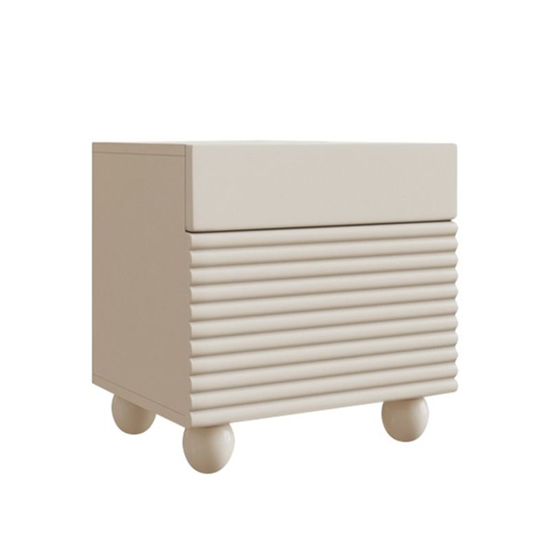 Modern & Contemporary Nightstands with Drawers Wooden Flat Top Princess