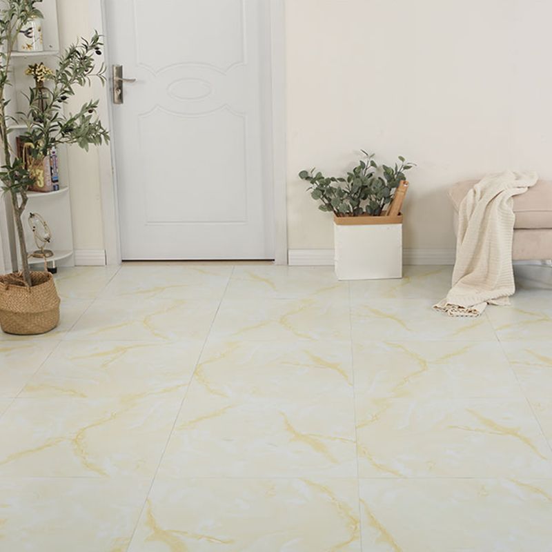 Indoor Square Vinyl Tile Peel and Stick Dirt Resistant Vinyl Tile