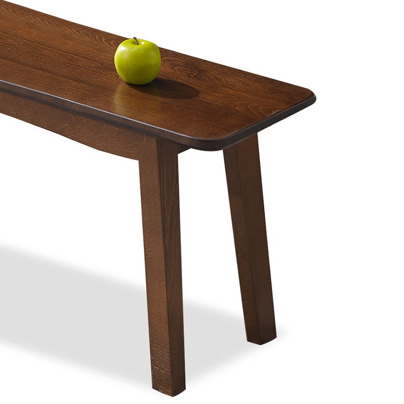 11 Inch Wide Bench Modern Solid Wood Seating Bench with Legs