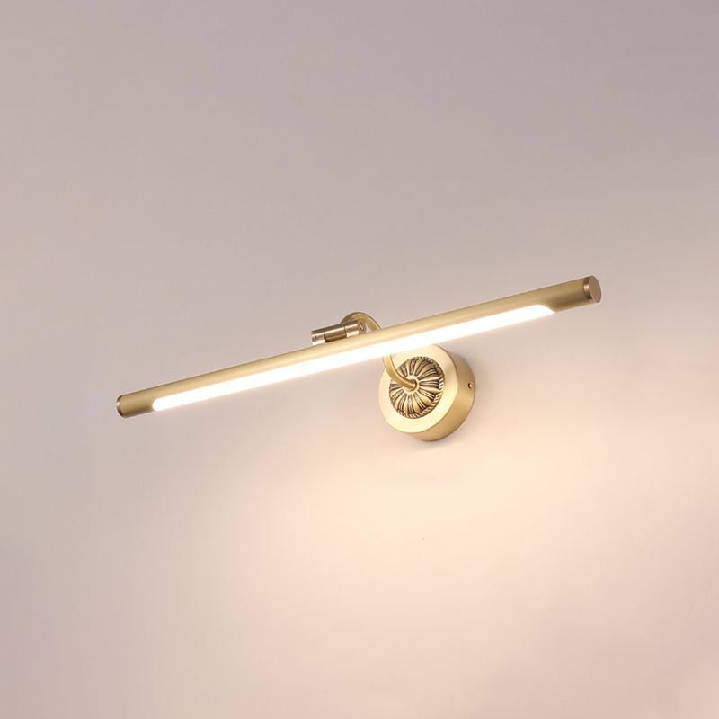 Traditionele spiegel voor verlichting LED ijdelheid muurlamp met acrylschaduw