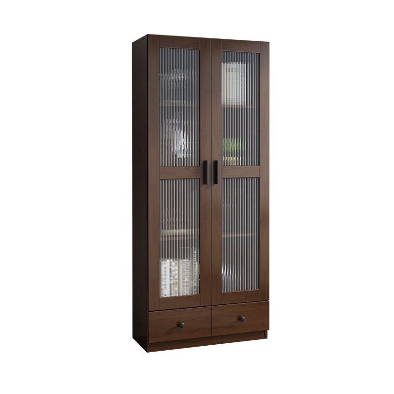 Modern File Cabinet Vertical Home or Office Wood Cabinet with Storage Shelves