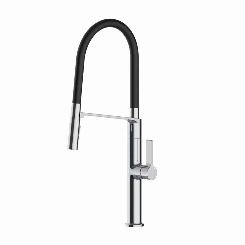 Modern Kitchen Faucet Copper Single Handle High Arc Kitchen Faucet