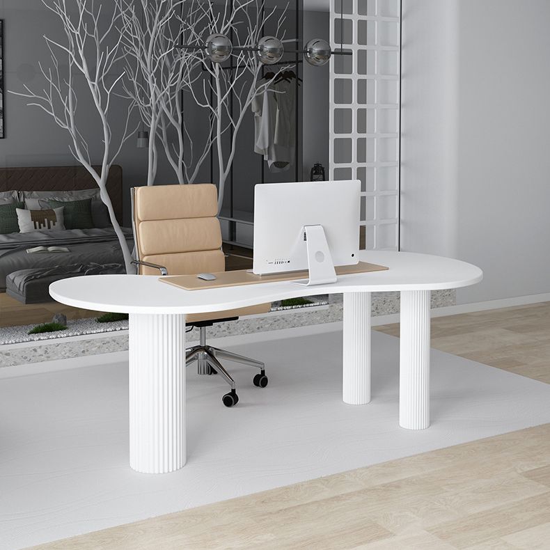 Wooden Writing Desk Contemporary Office Office Desk with Legs