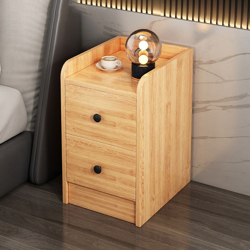 Modern Wooden Night Table Multi Drawers Nightstand for Bedroom