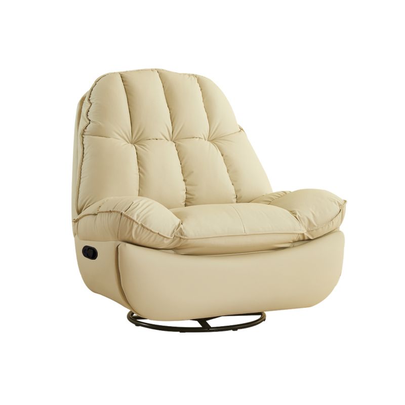 Traditional Standard Recliner Metal Solid Color Reclining Swivel Rocker