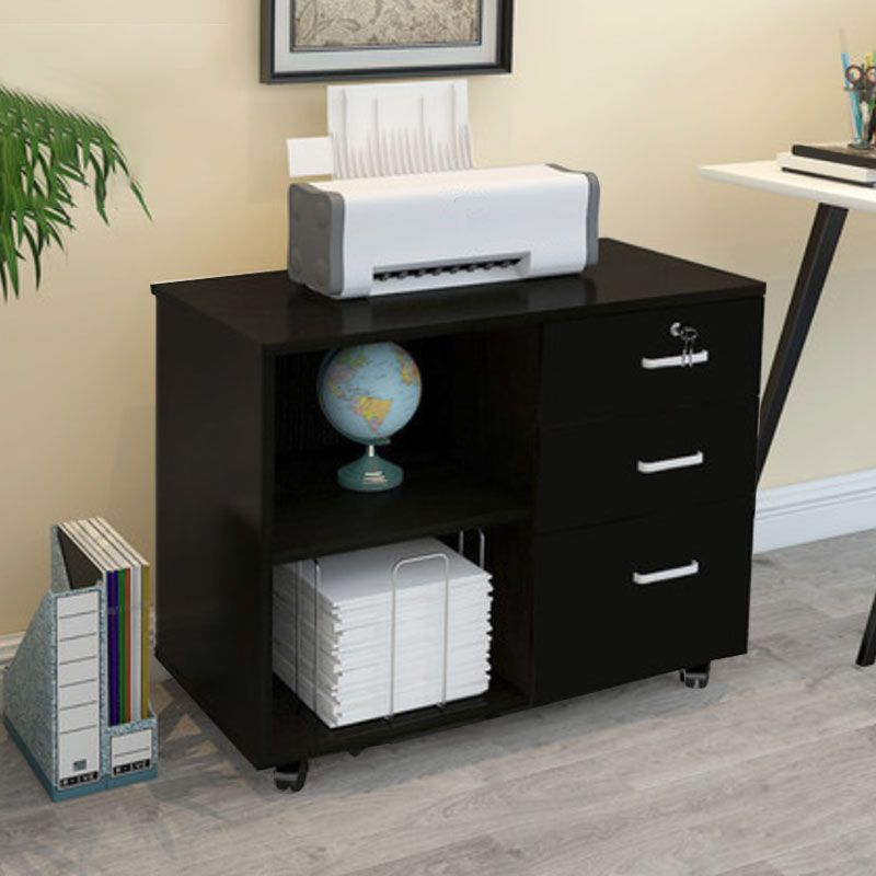 Locking Drawers File Cabinet Vertical Contemporary Wood File Cabinet