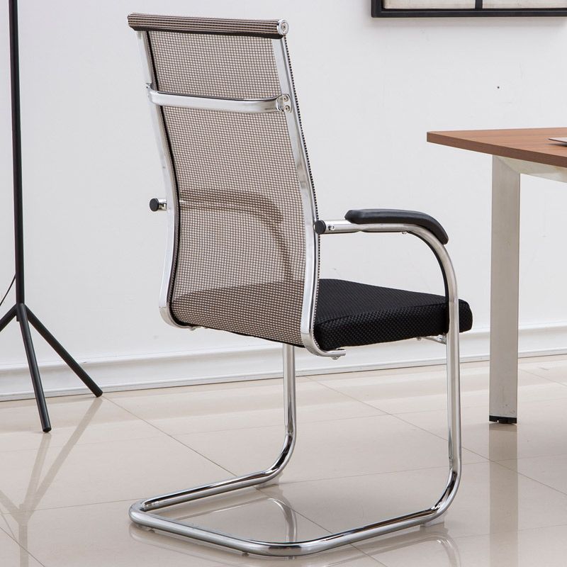 Ergonomic Computer Chair with Metal Frame Microfiber Contemporary Office Chair