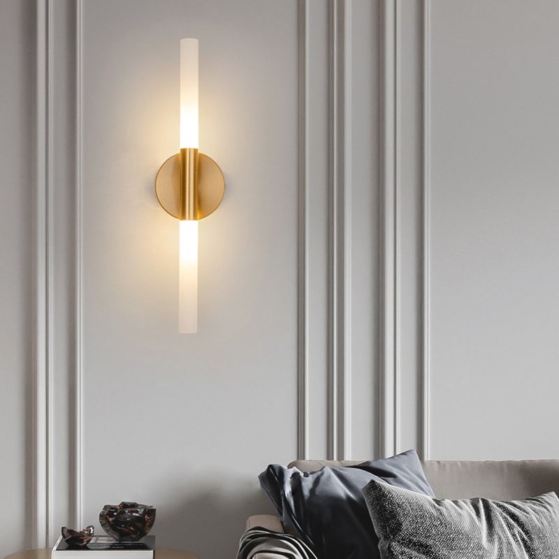 2 Light Line Shape Wall Mounted Light Modern Sconce Light Fixture