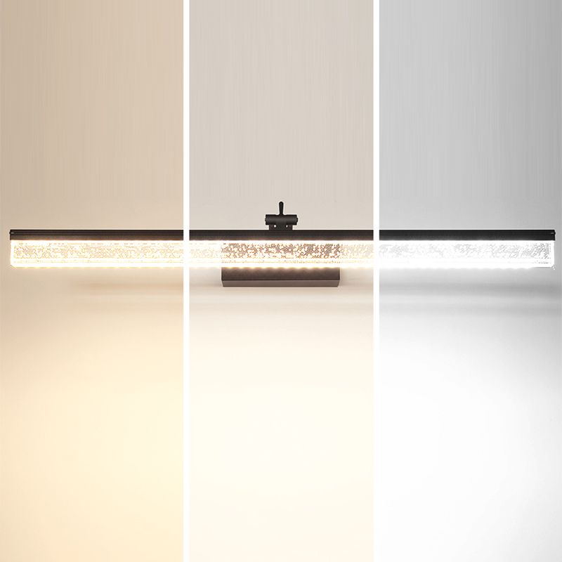 Style minimaliste moderne STATLING MUR MUR MURD Vanity Lights Metal Vanity Sconce for Toilet