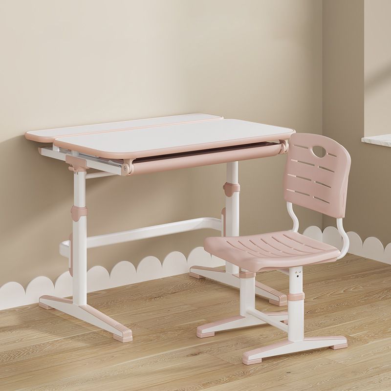 Desk and Chair Set Kids Desks Adjustable Height Kids Writing Desk