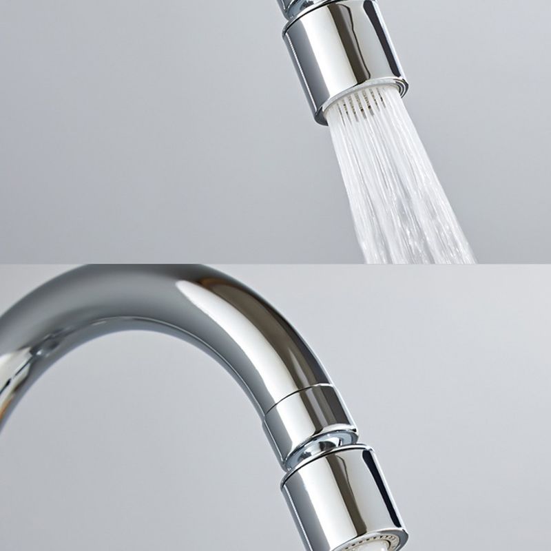 Modern Single Handle Kitchen Faucet Wall-mounted Faucet in Chrome