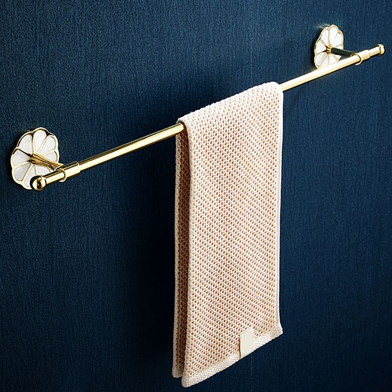 Metal Simple Bathroom Accessory as Individual or as a Set in Gold