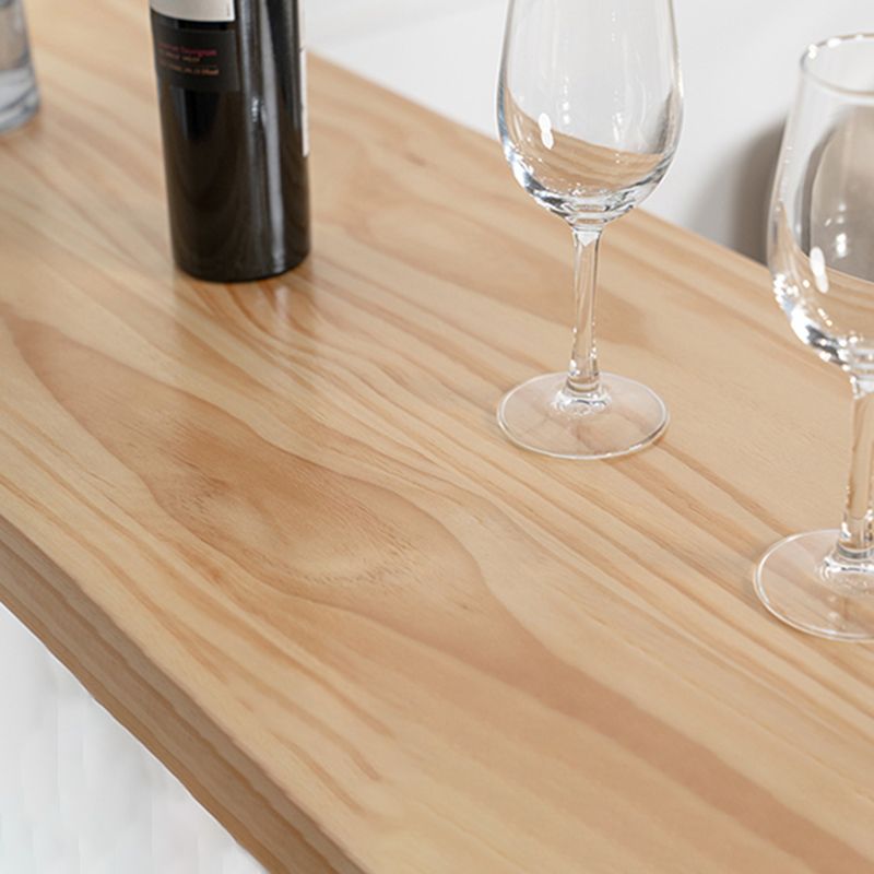 Tavolo da bar per top in legno naturale rettangolo moderno slittamento slittatore bar tavolo da pranzo