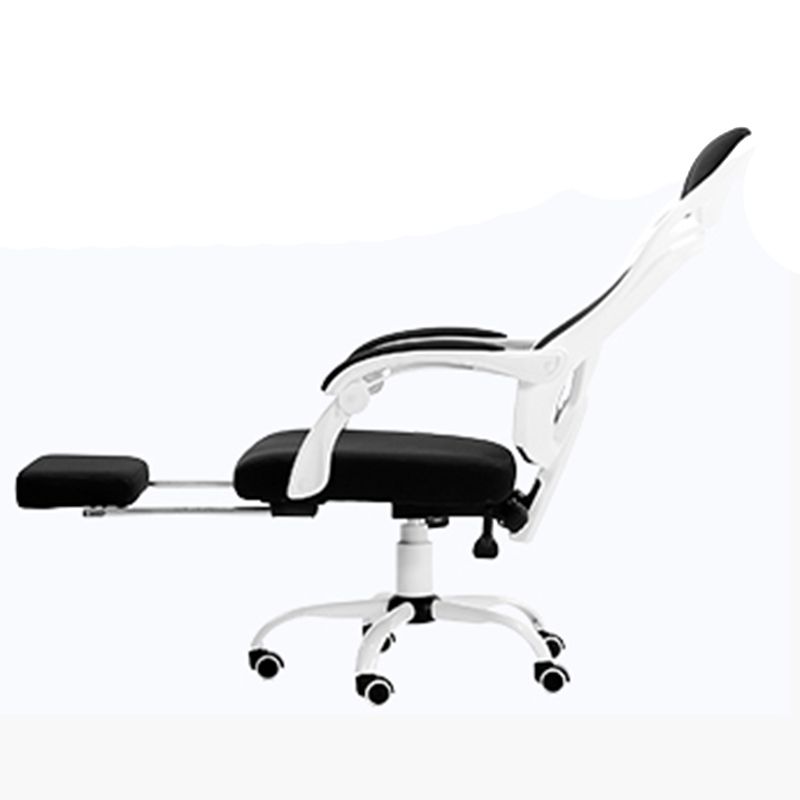 Padded Arms Office Chair Tilt Mechanism No Distressing Ergonomic Desk Chair with Wheels