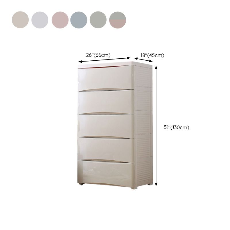 Scandinavian Dresser for Kids White Baby Dresser with Drawers