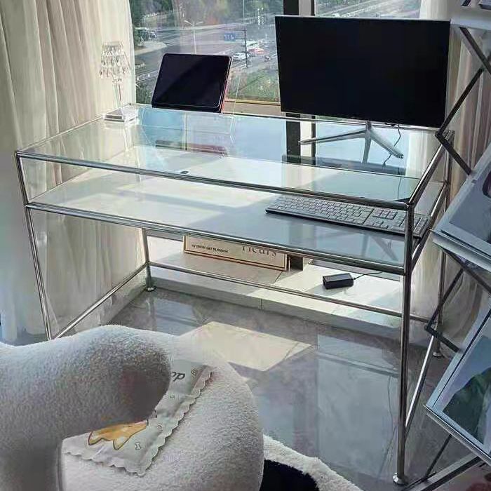 Modern Make-up Vanity Standing Glass  Makeup Vanity for Bedroom