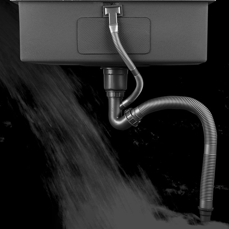 Kitchen Sink Noise-cancelling Design Stainless Steel Drop-In Kitchen Sink