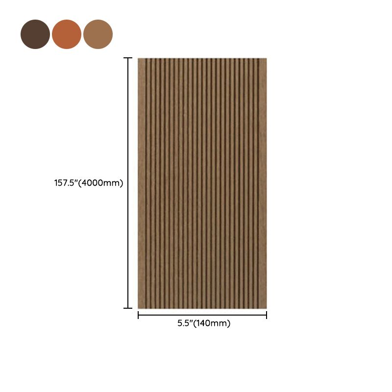 Outdoor Wooden Decking Tiles Waterproof Striped Pattern Flooring Board