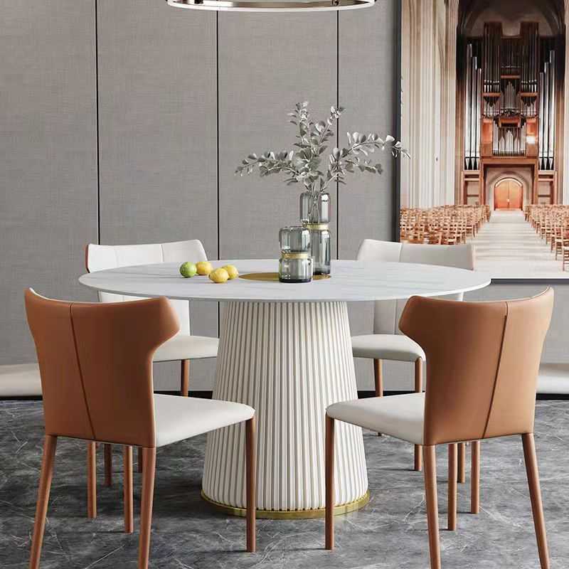 Modern Sintered Stone Dining Table Set 1/3/5/7 Pieces Dining Set for Home