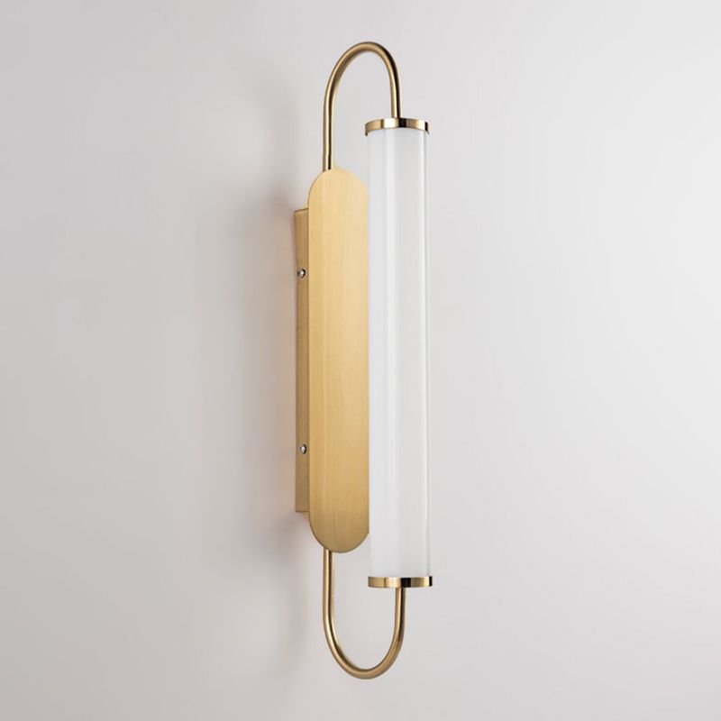 Contemporary LED Mirror Lamp Gold Vanity Light Fixtures for Bathroom