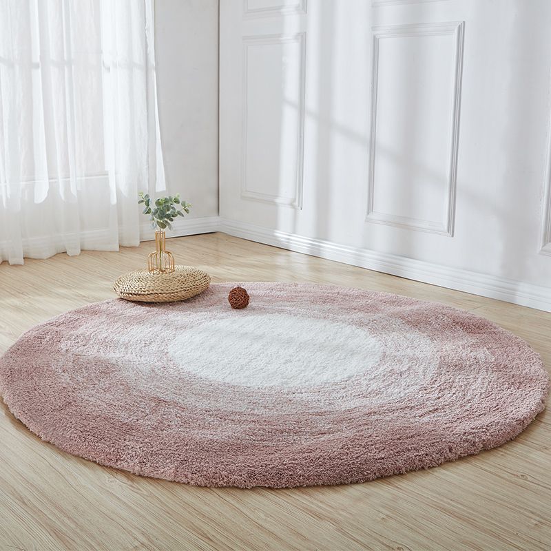 Casual Ombre Rug Multi-Color Cotton Blend Area Carpet Non-Slip Backing Pet Friendly Easy Care Indoor Rug for Room