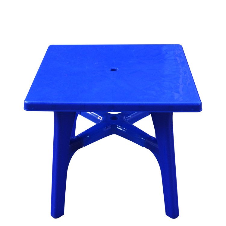 Plastic Outdoor Dining Table Modern Water Resistant Patio Table