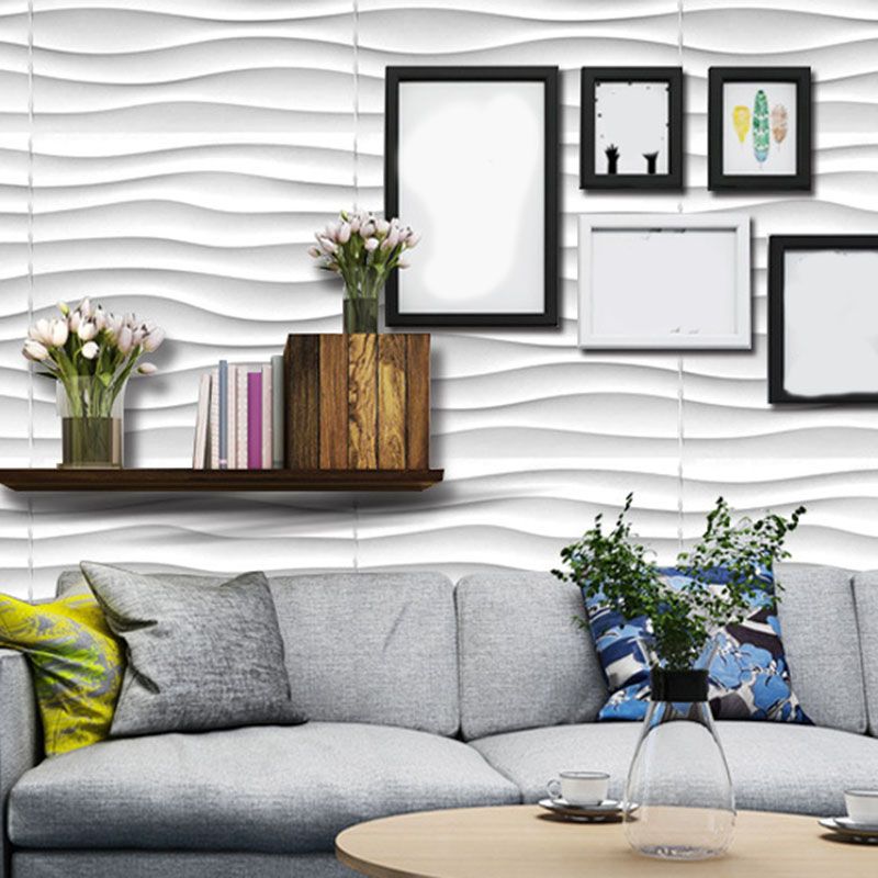 Wall Paneling Foam Peel and Stick 3D Embossed Living Room Wall Panel