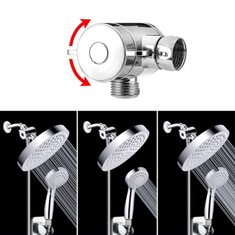 Contemporary Style Shower Head Metal Bathroom Shower Head with Hose