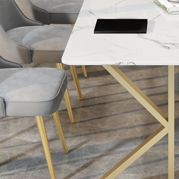 Sintered Stone Home Writing Table Industrial Office Meeting Table