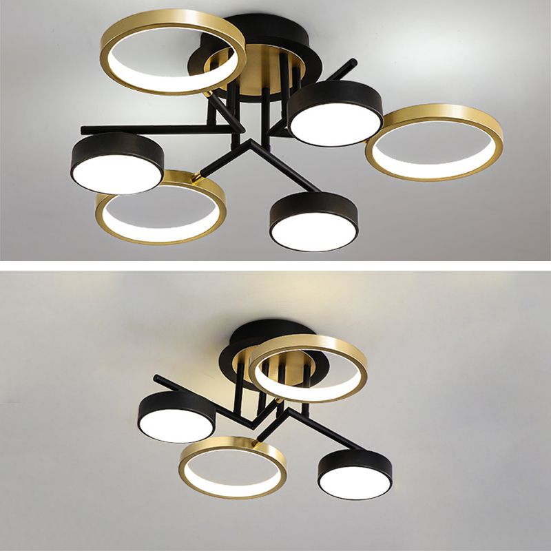 Modern Unique Shape Ceiling Mount Light Fixture Metal Ceiling Mounted Light