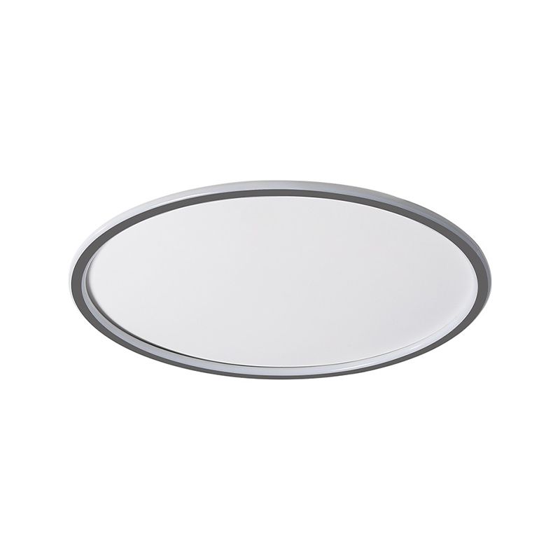 Modernism in Black Ceiling Mount LED Circle Iron Flush Mount