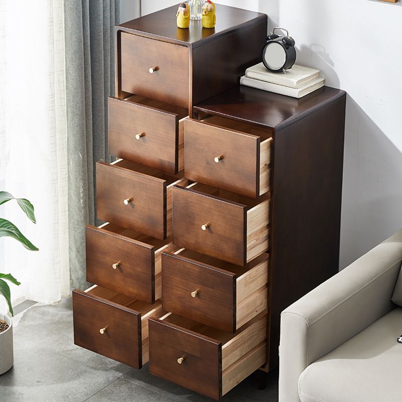 Modern Wooden Accent Chest 42.91" H Pine Chest with 5 Drawers