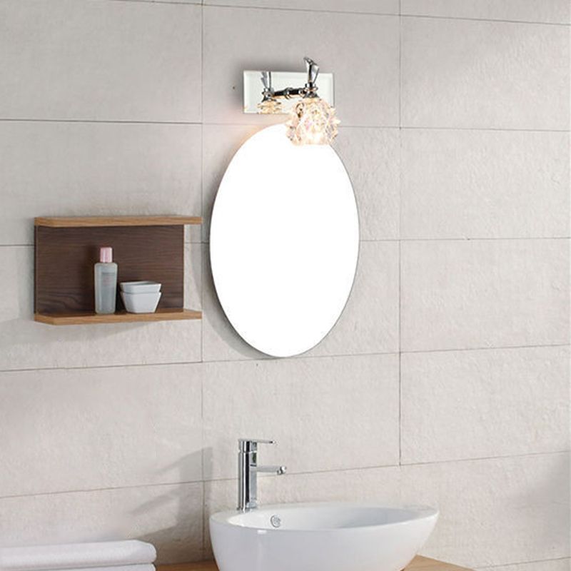 Modern Minimalist Style Bubble Vanity Lighting Fixtures Vanity Lights with Crystal Shade