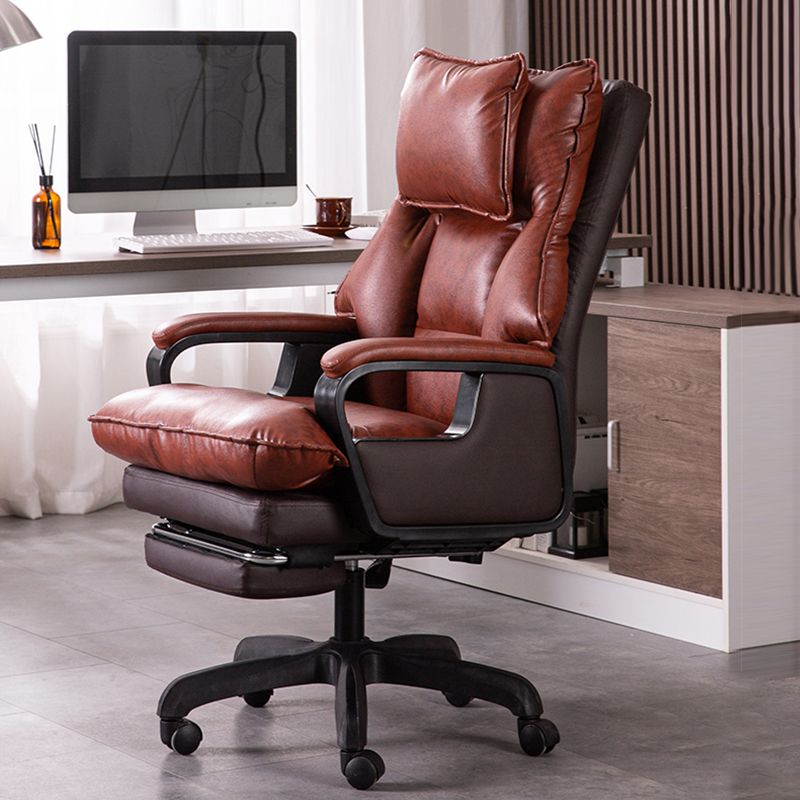 Modern Padded Arms Executive Chair Ergonomic Task Chair for Office