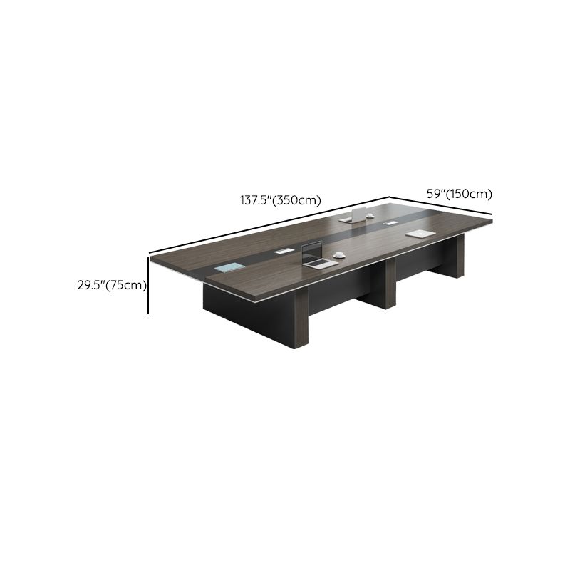 29.25-inch H Industrial Office Desk Manufactured Wood Rectangle Computer Desk