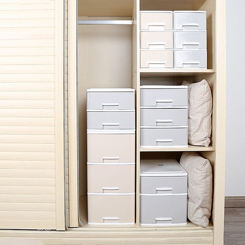 Modern Cabinet Plastic with Drawers Filing Cabinet for Home Office