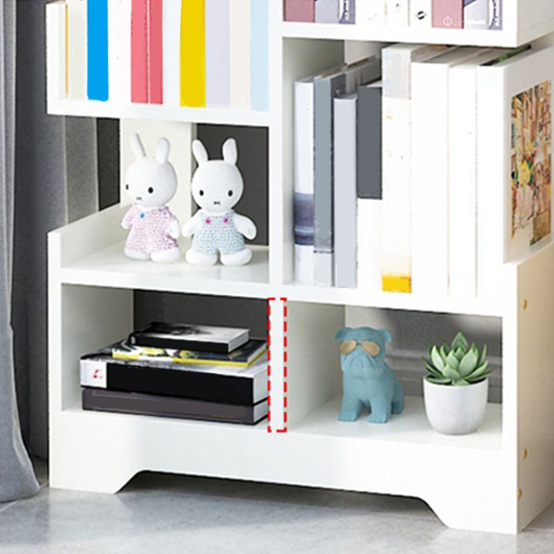 Wood Standard Kids Bookcase Contemporary Storage Bookcase Stain Resistant