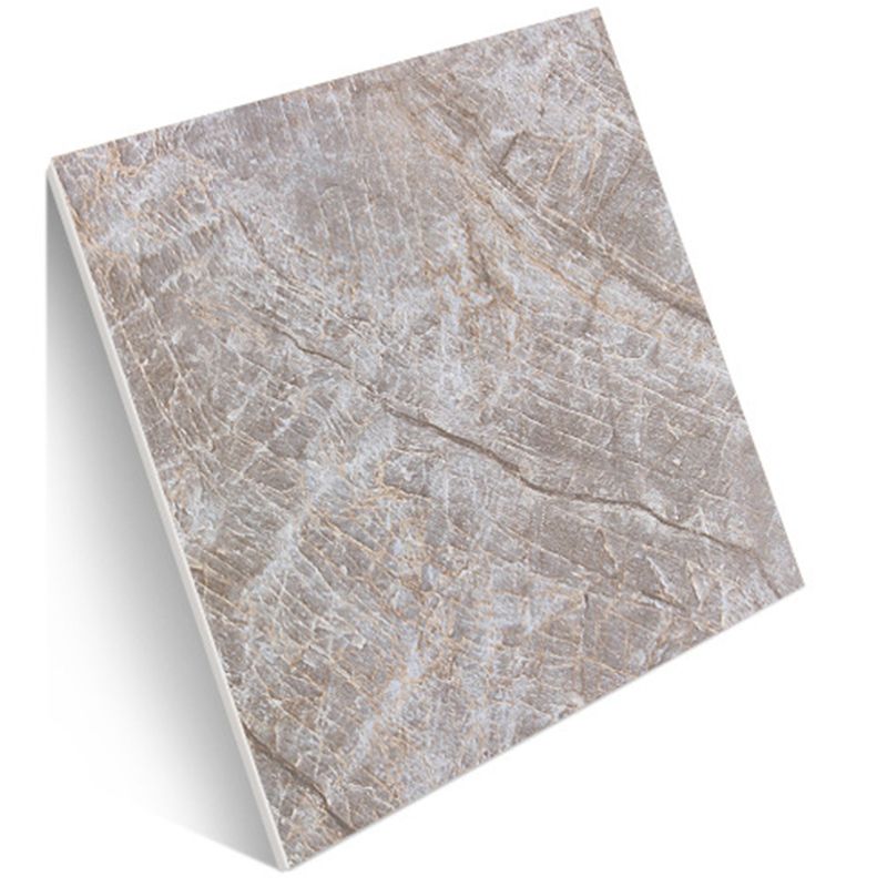 Contemporary Style Floor Tile Straight Edge Square Waterproof Floor Tile