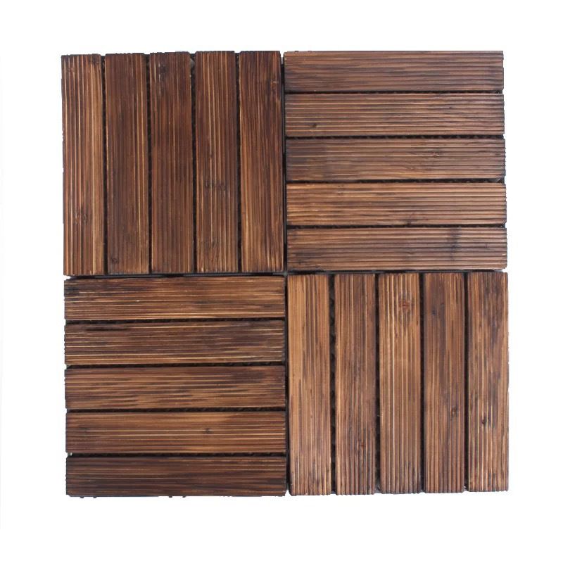 Traditional Wood Laminate Flooring Stain Resistant Laminate Plank Flooring Set of 11