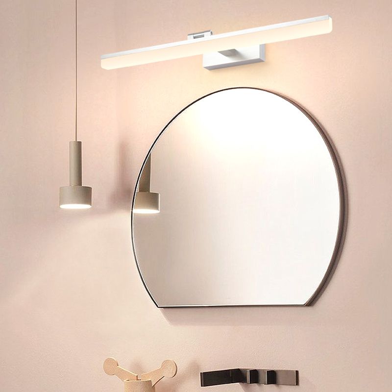 Modern Simple Mirror Lamp Fixture Metal Makeup Mirror Lamp for Bathroom Washroom