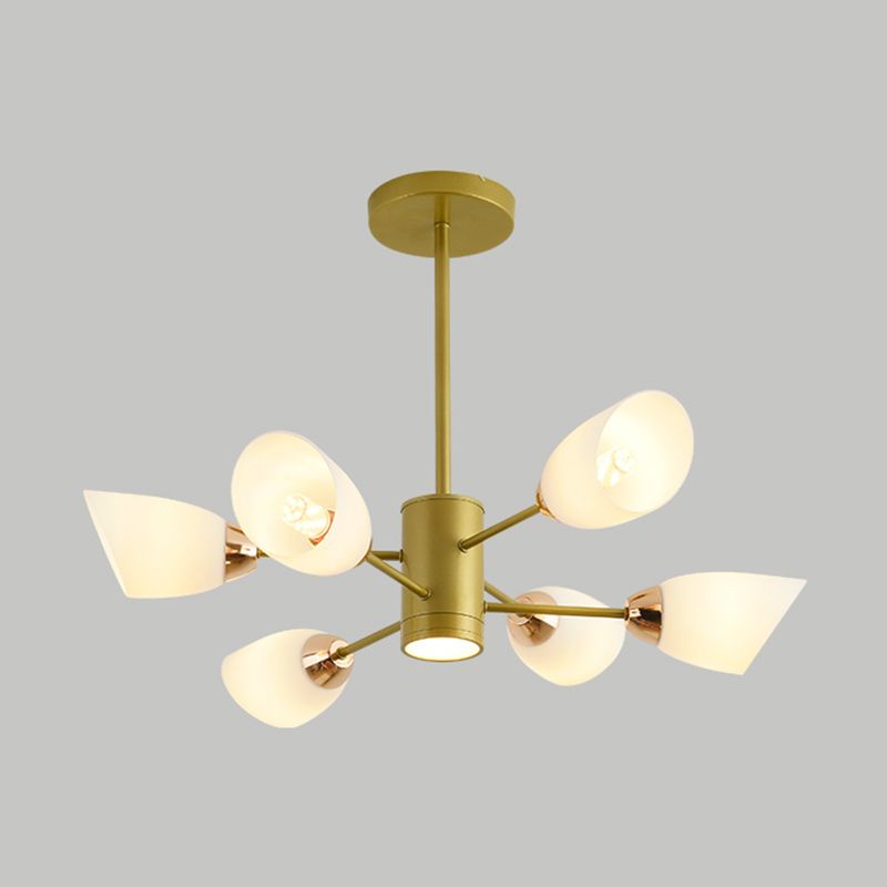 Contemporary Geometry Shade Pendant Chandeliers Glass Chandelier Lighting Fixtures