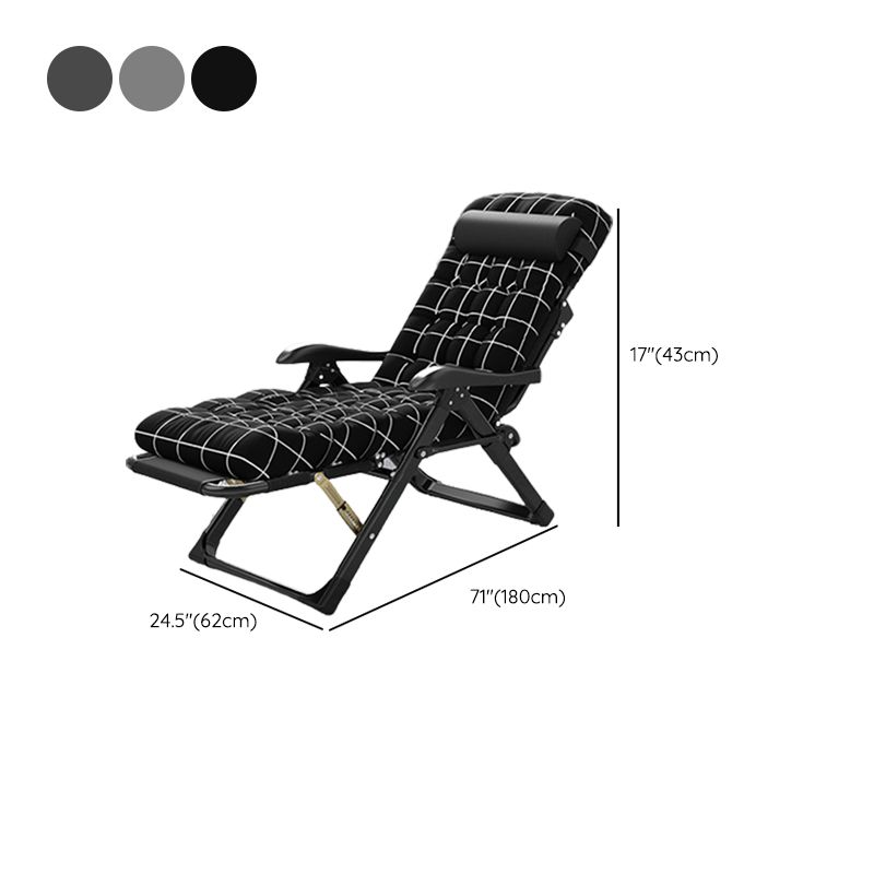 Adjustable Single Ergonimic Recliner with Metal Legs and Removable Cushions