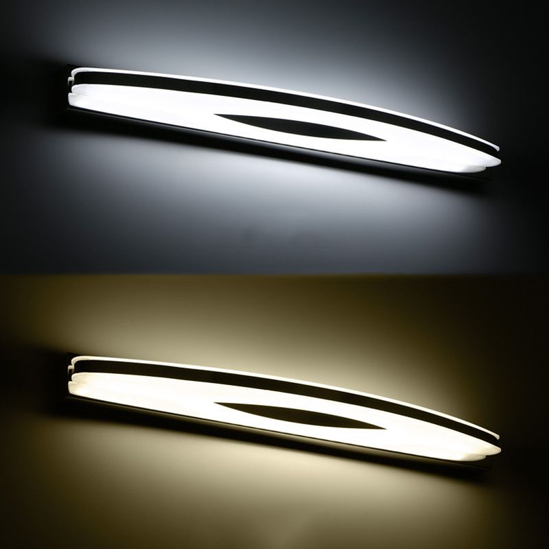 Luces de pared de tocador oval