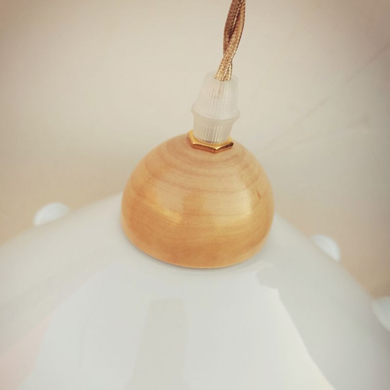 Schüsselform hängend Beleuchtung Industrial Style Glass 1 hängende Lampe für Veranda