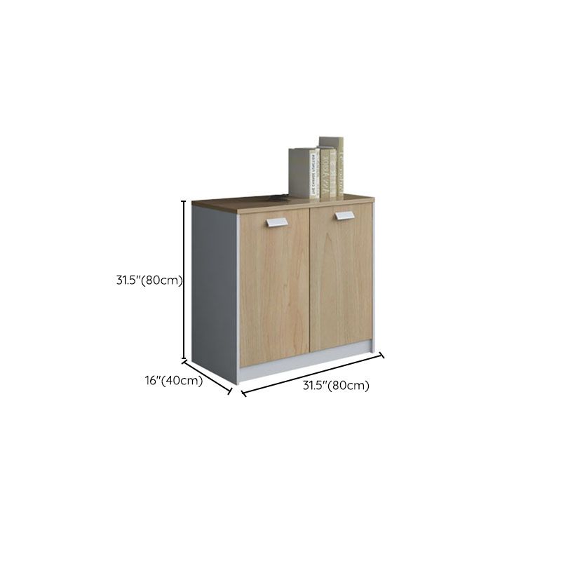 Nordic Style Lateral File Cabinet Wood File Cabinet for Home Office