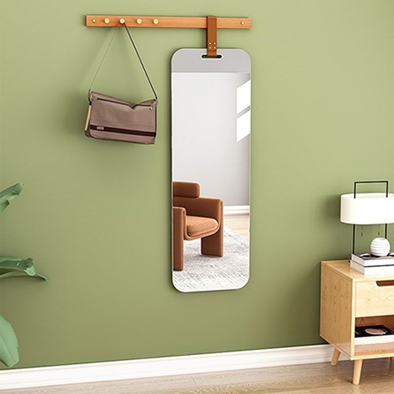 Wall-Mounted Hall Stand with Mirror Included  Hall Tree for Living Room