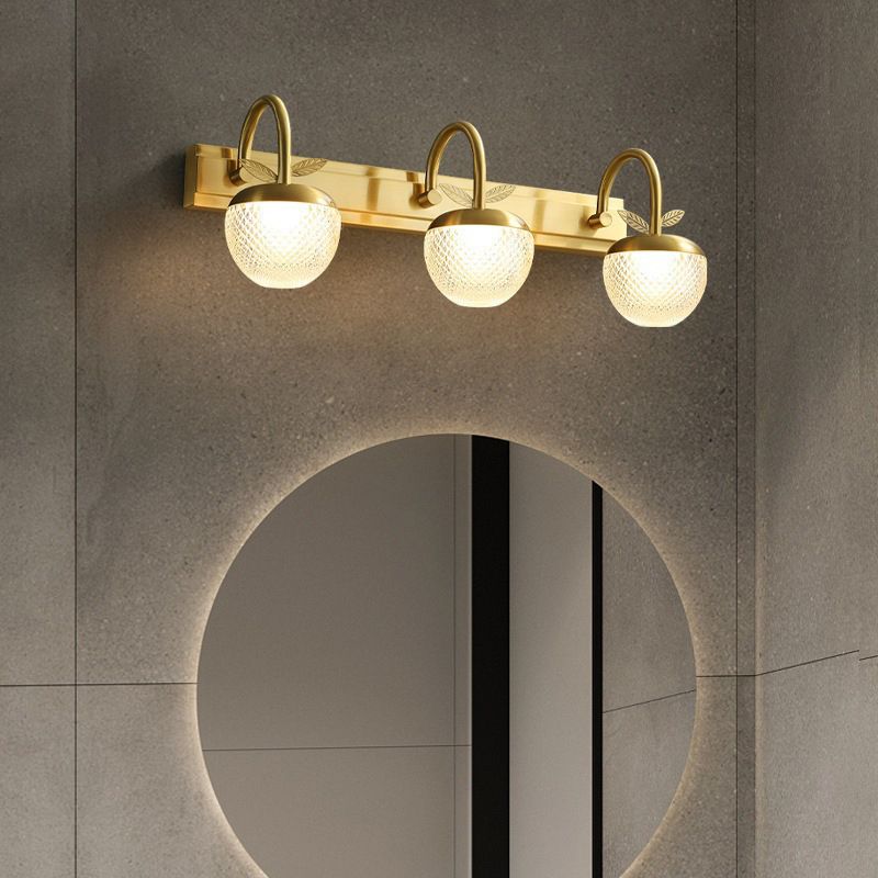 Lampade a parete di vanità globali moderne luci di vanità in stile minimalista con tonalità acrilica