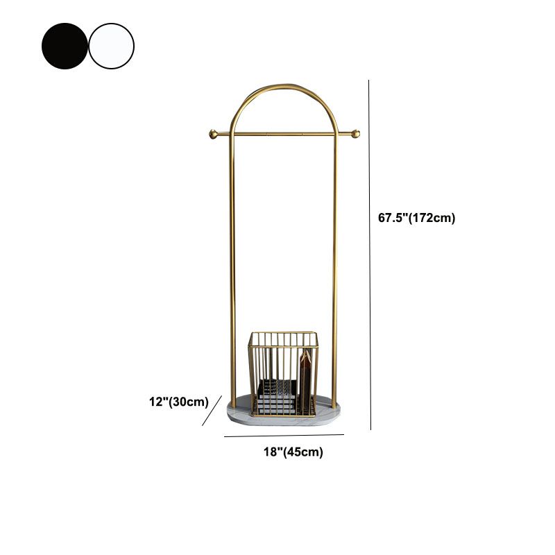 Industrial Hall Stand Metal Storage Baskets Included Free Standing Coat Rack Entryway Kit