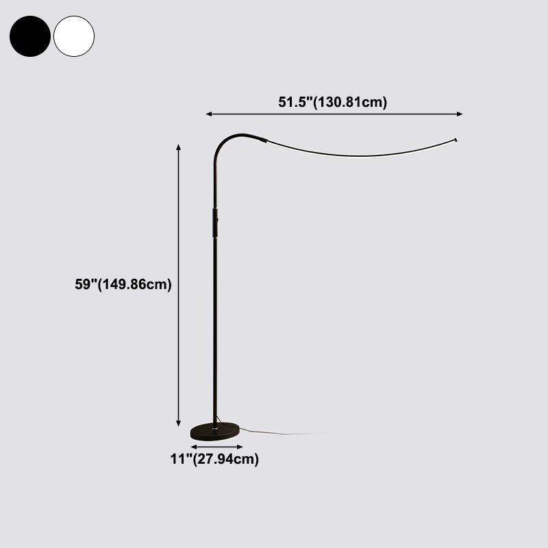 Moderner Stil Linearer Formbodenbeleuchtung Metal 1 Leichtes Bodenlicht für das Restaurant