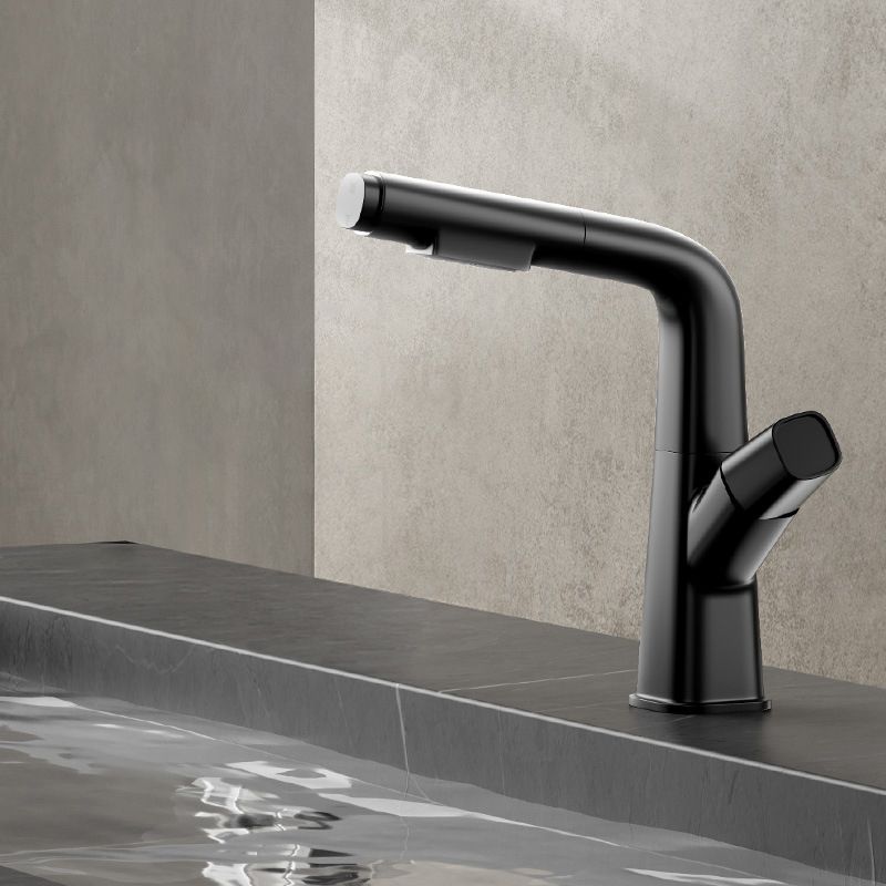 1 Handles Contemporary Vessel Sink Faucet 1 Hole Faucet for Bathroom